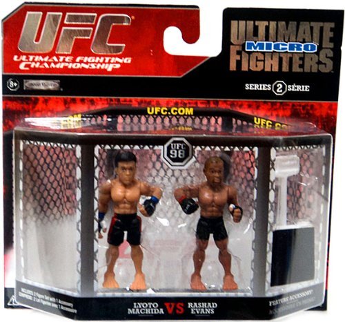 UFC Ultimate Fighting Jakks Pacific Series 2 Micro Figure 2Pack Lyoto Machida vs. Rashad Evans