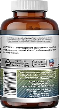 Amazing Formulas L-Glutamine Amino Acid Supplement | 800 Mg Per Serving | 180 Capsules | Non-GMO | Gluten Free | Made in USA