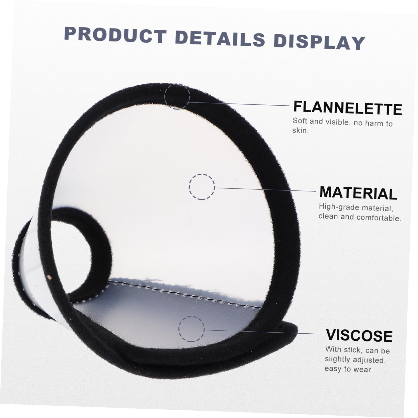 balacoo 3sets Hamster Collar Ring Protective Pet Neckband Fashionable Hamster -Pecking 2pcs*3