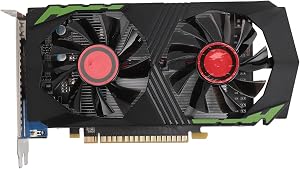 GTX750TI 4GB GDDR5 128BIT Gaming Graphics Card with Dual Fans, PCIE Interface, Stable Performance for Computer Gaming, Video Editing and More