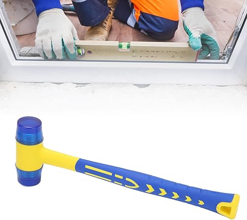 Miniatura 5 de Martillo de mazo de goma, martillo suave de doble cara de 1.181 in, martillo montado en goma, mini puerta desmontable, mini puerta, ventana,