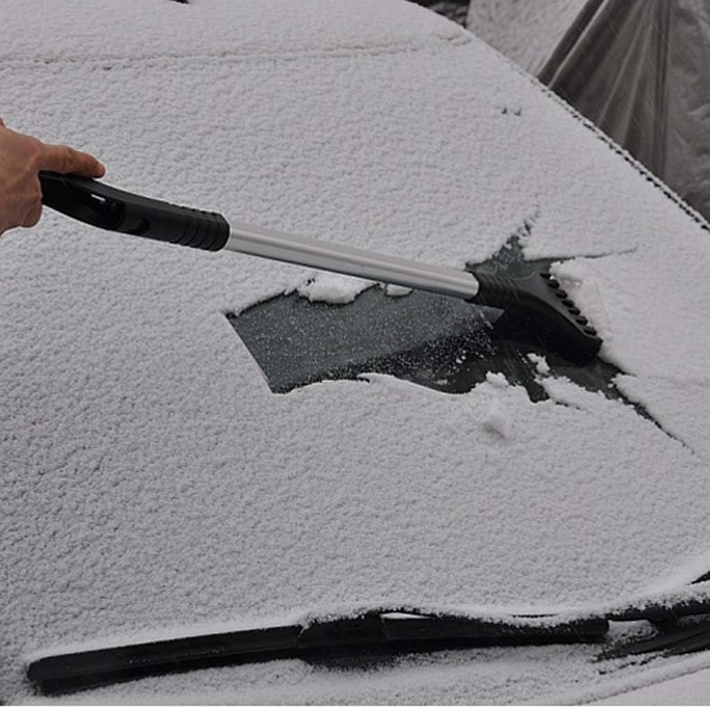 Ice Scraper, Multifunctional Telescopic Snow Brush Scraper with Ergonomic Grip for Cars