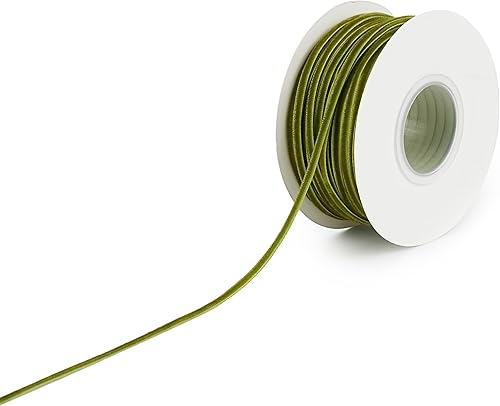 Miniatura 18 de MAYREEL 1/8 Inch White Velvet Ribbon Thin Cream Vintage Ribbon for Wedding Bridal Invitations Gift Wrapping Party Favor Boxes 50 Yards