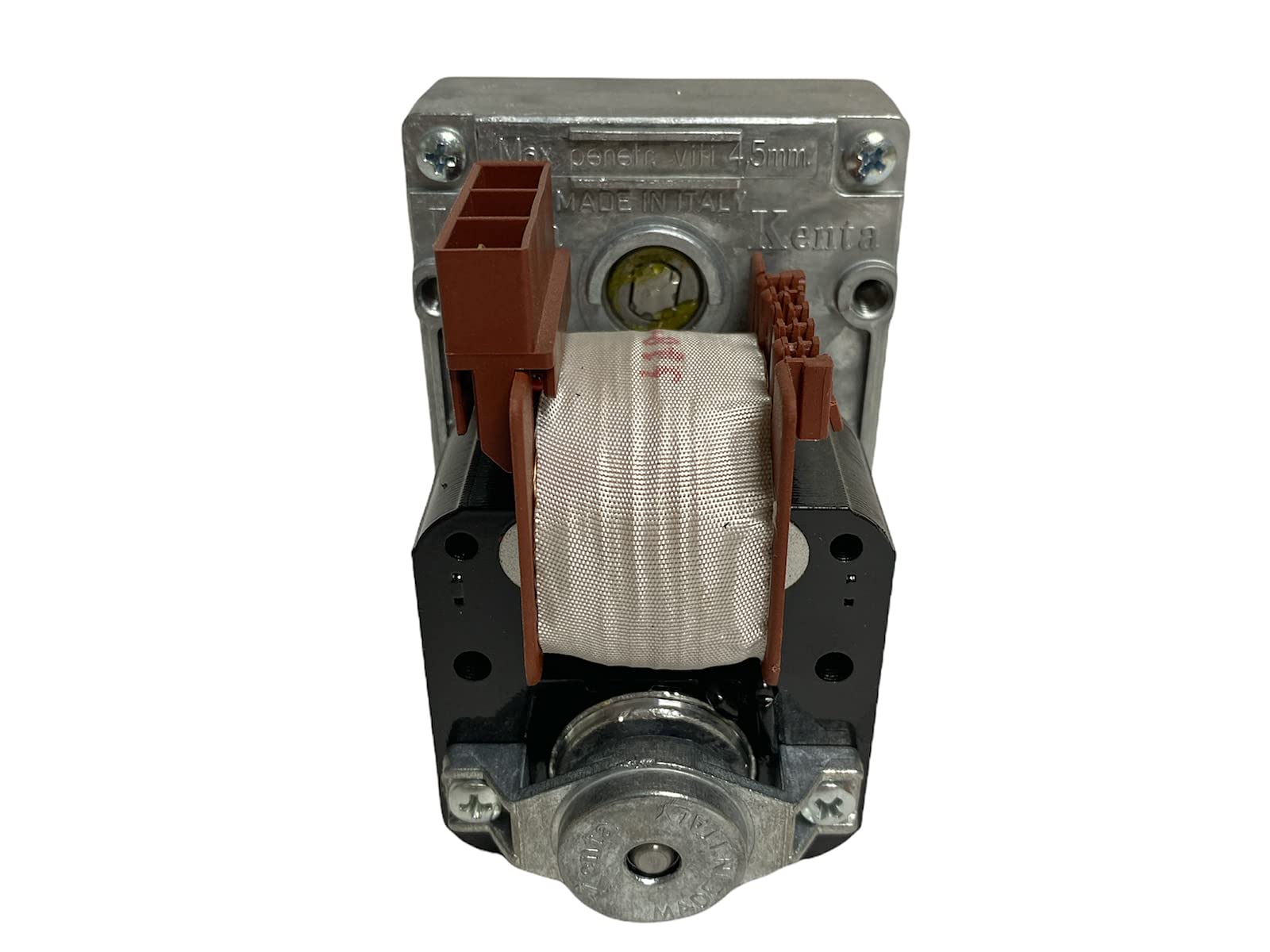 ERICAMBI, Motoriduttore K9173007 Kenta serie 917 per Stufe a Pellet, Velocità 1rpm, Pacco Lamellare 20mm, Ø Albero 9,5mm, Senso di Rotazione Oraria, Spianatura Singola