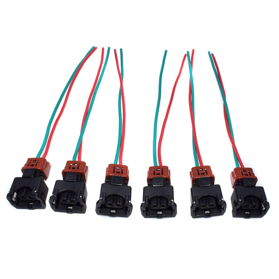 ぴかページ FUEL INJECTOR CONNECTOR x6 NEW WRS-Z32INJ-P1 FOR Nissan