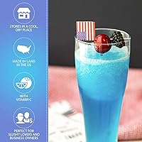 Vista 8 de Arctic Slushy Frozen Slushie Syrup Mix - New York Flavored Syrups for Ice Drink Machines, Blenders - DIY, Commercial Blended & Icy Beverage