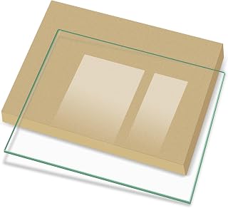 240350621 Refrigerator Glass Shelf Crisper Pan Insert compatible with Frigidaire Kenmore Westing-house Refrigerator Glass Shelves, Replacement Crisper Drawer Cover 240443310 AP2115934 240350678