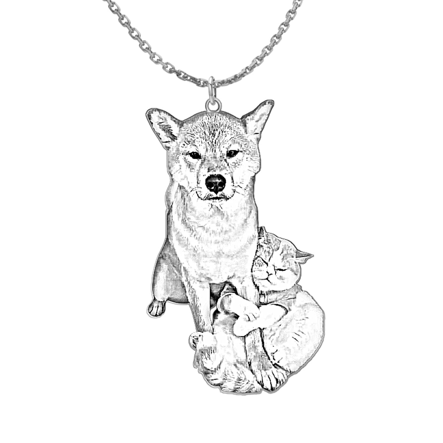 Collar de gato para niñas y mujeres, de plata de ley, regalo para mamá, joyería conmemorativa de mascotas, amantes del día de la madre, collares personalizados