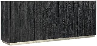 Hooker Furniture Chapman Wood Shou Sugi Ban Entertainment Console in Black