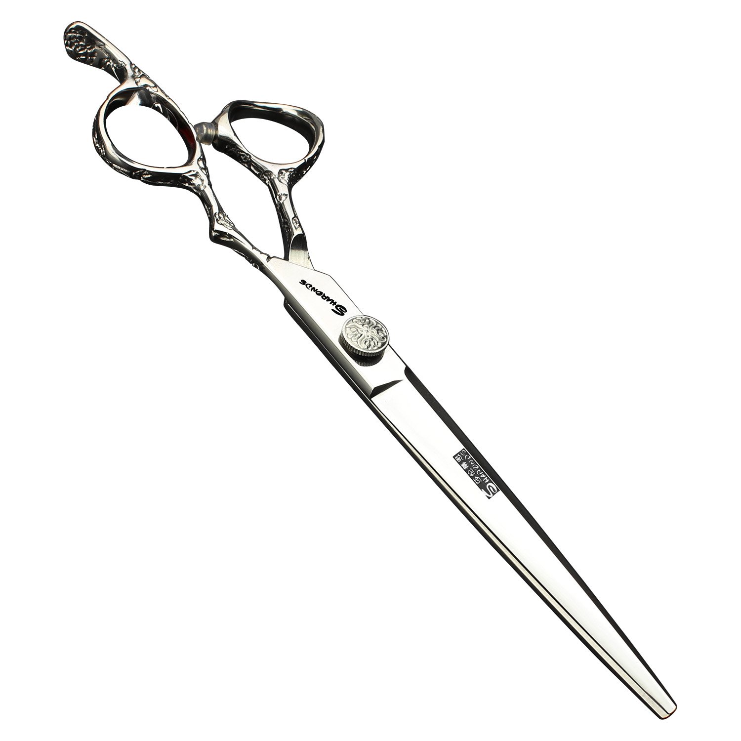 Ciseaux de coiffure 7 pouces en acier inoxydable 440C de haute dureté modèle D