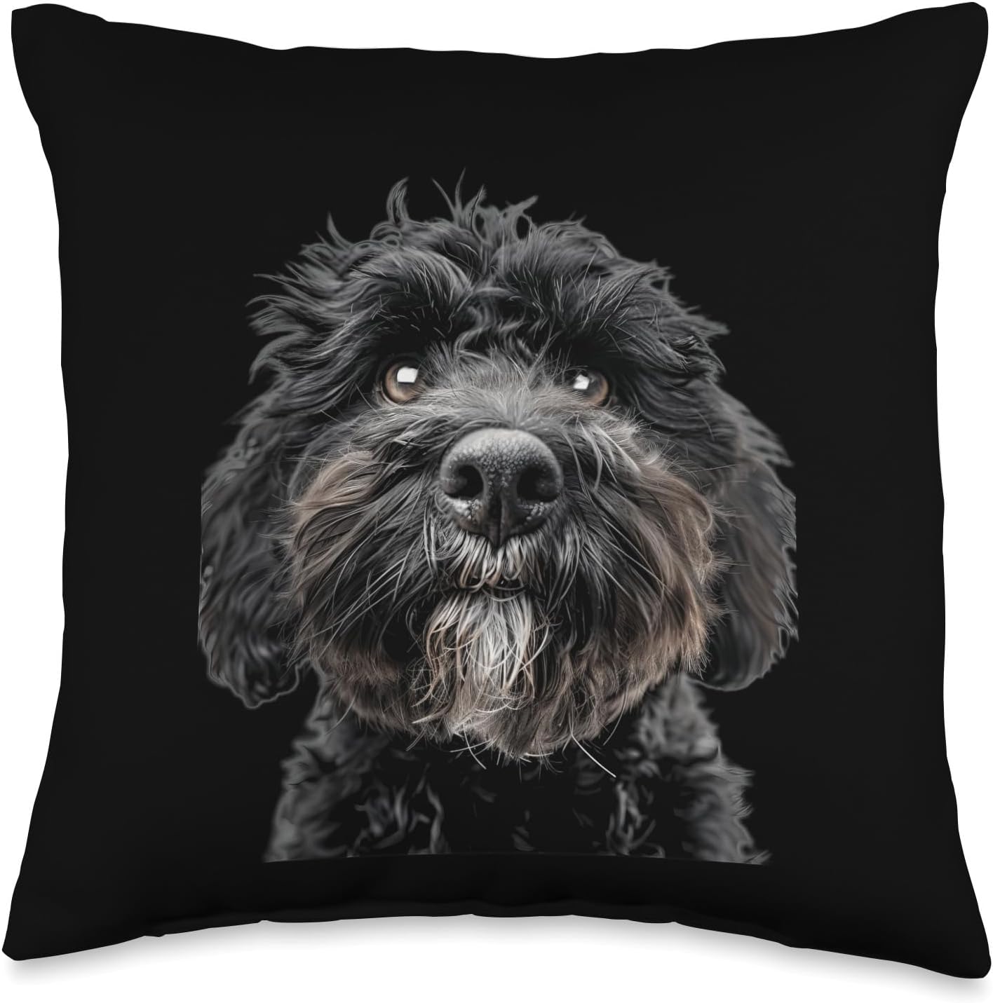 Portuguese Water Dog Throw Pillow
