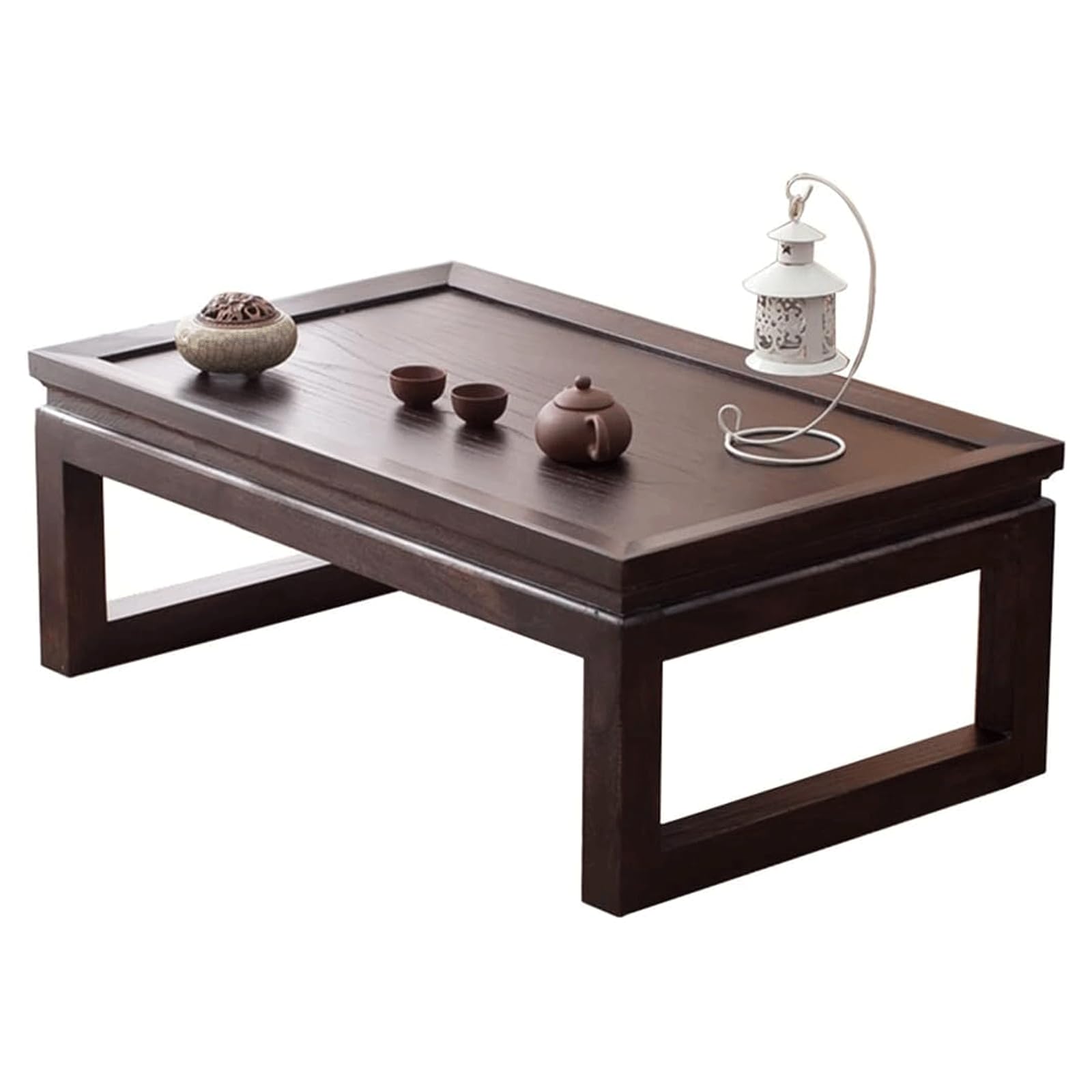 Table basse à thé japonaise en bois table d'autel basse