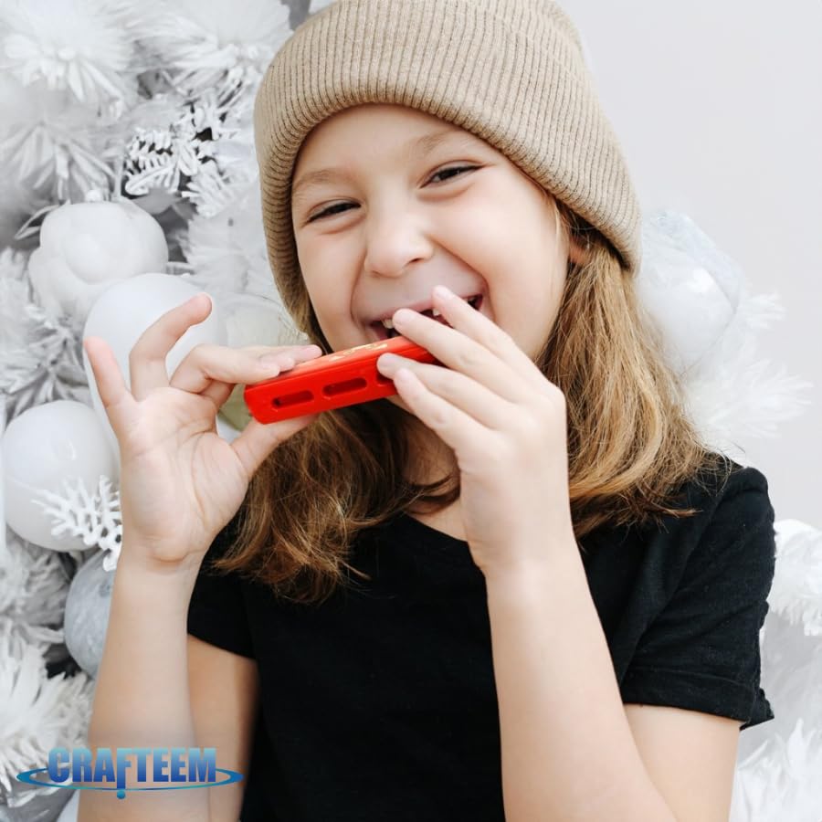 Colored Harmonica for Kids and Beginners – Easy-to-Learn Key of C Instrument – Portable and Lightweight. - Les Beatles, Paul McCartney, John Lennon, RIngo Starr, George Harrison Colored Harmonica for Kids and Beginners - Easy-to-Learn Key of C Instrument - Portable and Lightweight. – Image 3