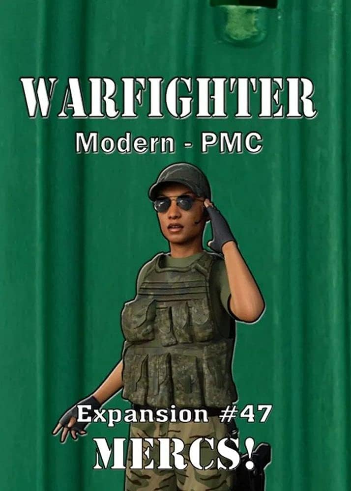 Dan Verssen Games Warfighter SWarfighter: Modern PMC Expansion #47,Mercs! for DVG PMC Board Game