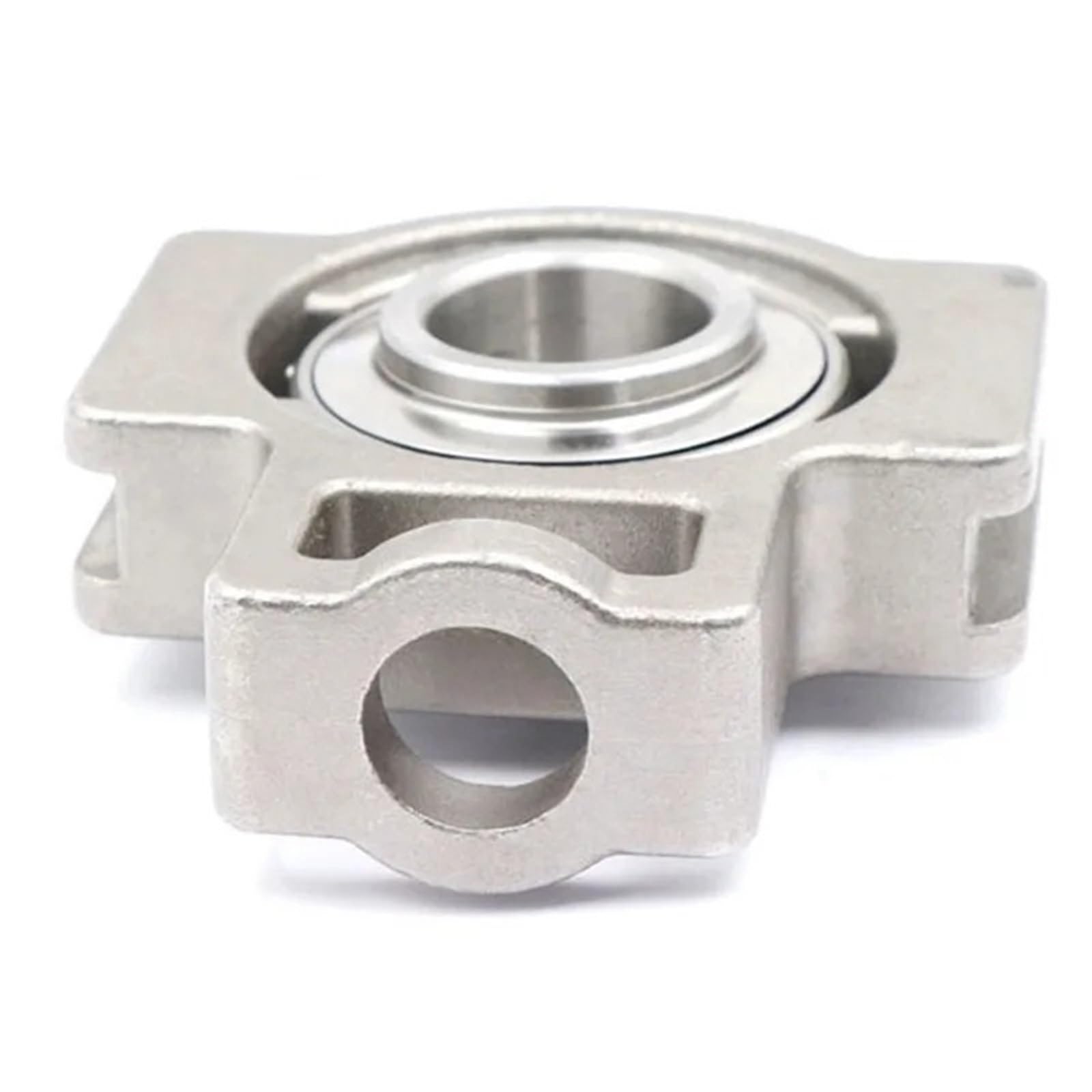 JJHQOKYNA 1PCS 304 Stainless Steel Vertical Outer Spherical Bearing Base SUCT206 Insert