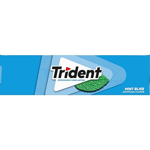 Miniatura 16 de Trident Mint Bliss Sugar-Free Chewing Gum, 12 Packs of 14 Pieces (168 Total Pieces)
