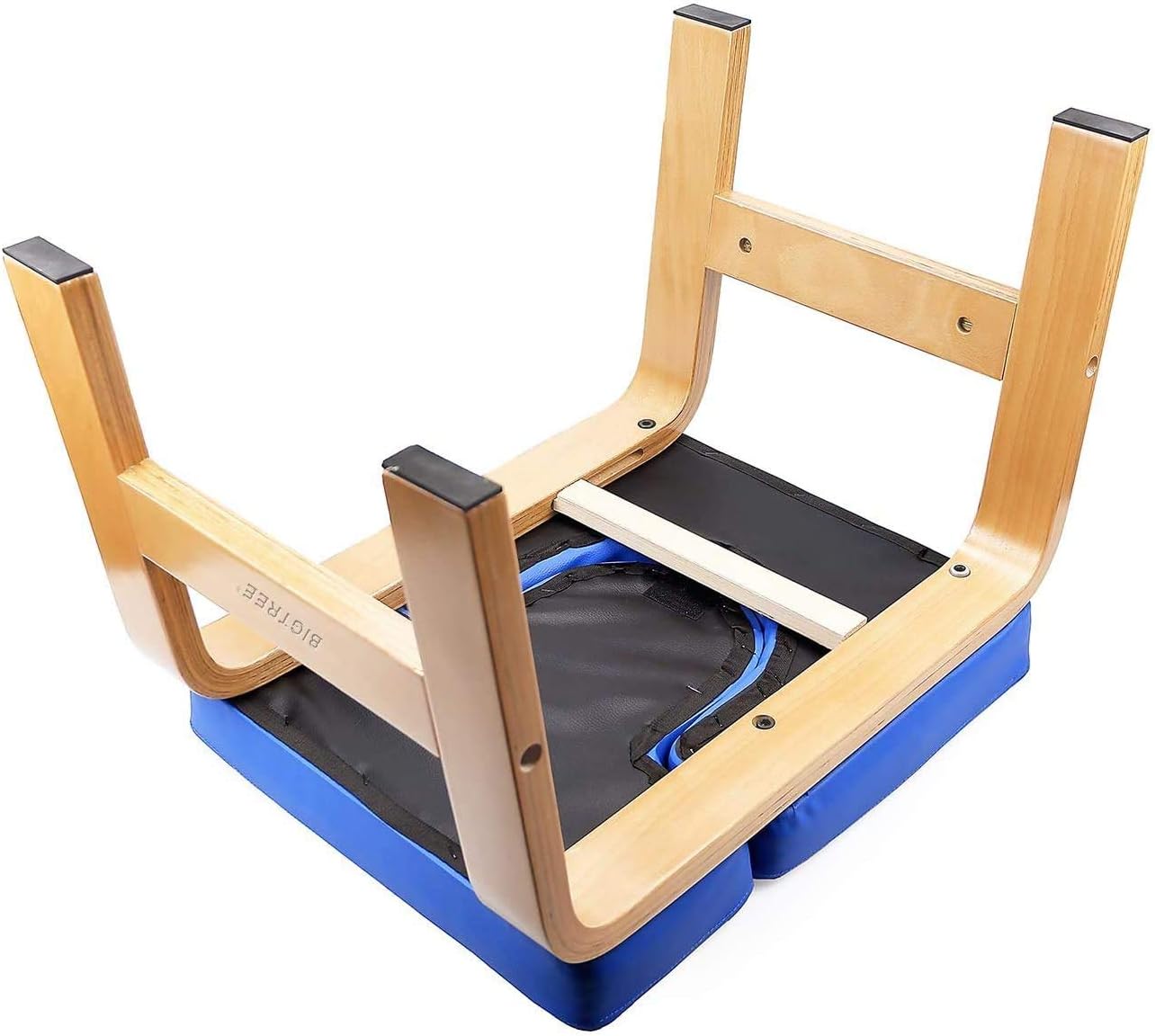 BIG.TREE Yoga Headstand Bench w/VC Pads,Yoga Inversion Chair Stool Handstand,Solid Fitness Bench Perfect for Feet Up and Balance Training Core Strength Building Backbends Yoga Asana Practice : Sports & Outdoors