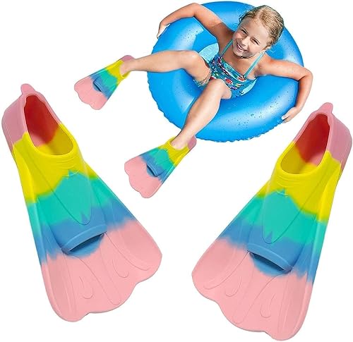 Miniatura 6 de Aletas de entrenamiento de natación para jóvenes, aletas cortas profesionales duraderas para jóvenes, aletas cortas de natación para adultos, aletas