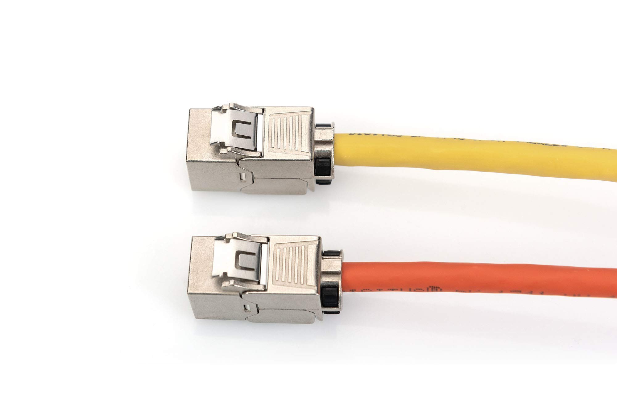 Digitus Módulo Keystone Cat-6A Apantallado - 24 Unidades - RJ45 - Diseñable - 500 MHz 10GBase-T - Clip metálico - Sin Herramientas