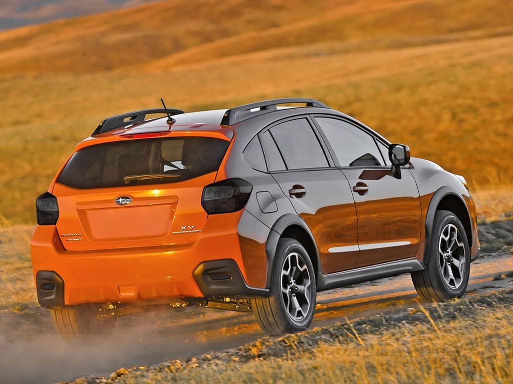 Rvinyl Tail Light Tint Covers Compatible with Subaru XV Crosstrek 2013-2016 - Matte Smoke