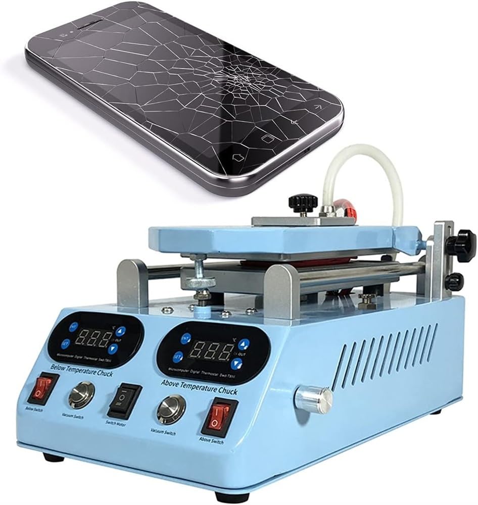 Machine de décadre d'écran incurvé, séparateur de téléphone portable, équipement de séparation d'écran de téléphone portable, tapis de réparation de coussin chauffant de plaque chauffante