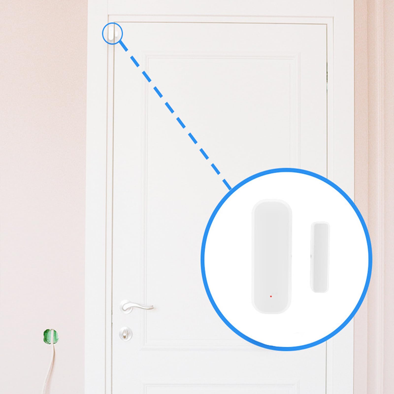 Capteur de Porte sans Fil, Détecteurs d'Ouverture/Fermeture, Alarme pour Sécurité Domotique (10 Pièces)