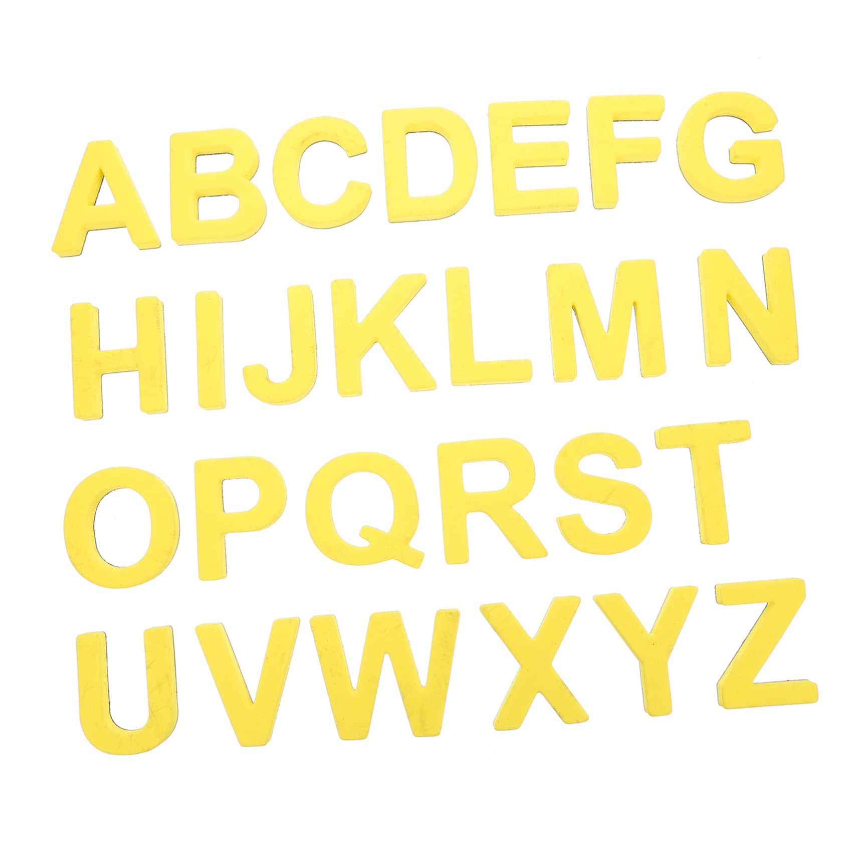 FOYTOKI Fridge Calendar 26pcs Capital Letter Decor for and Alphabet Learning Refrigerator