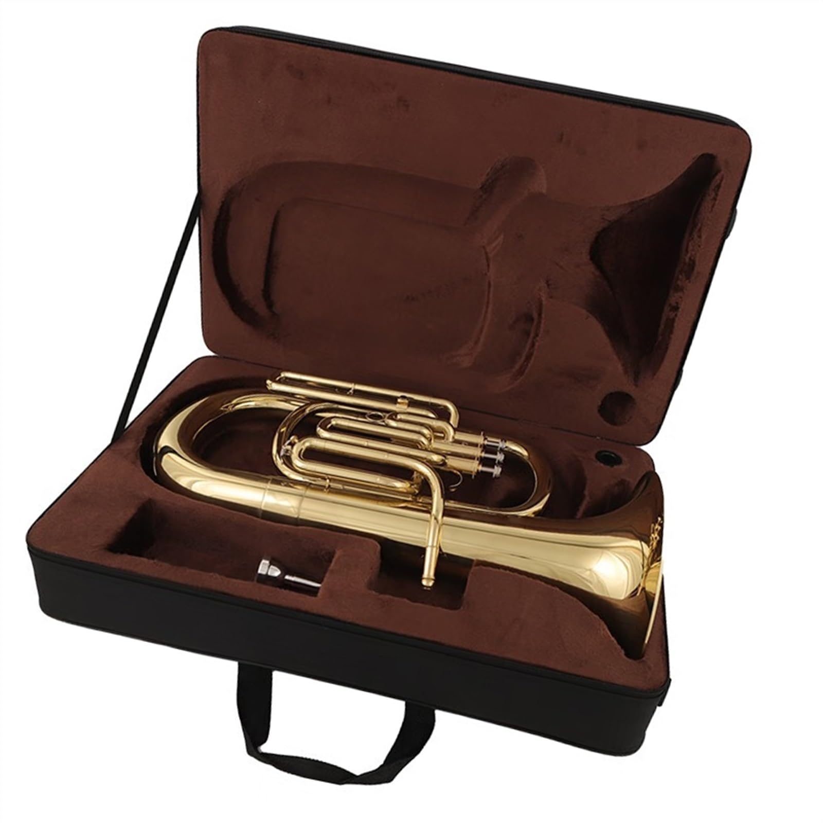 Euphonium Instrumenty Eufonium Z Pionowymi Klawiszami Dostrojonymi Do Bb