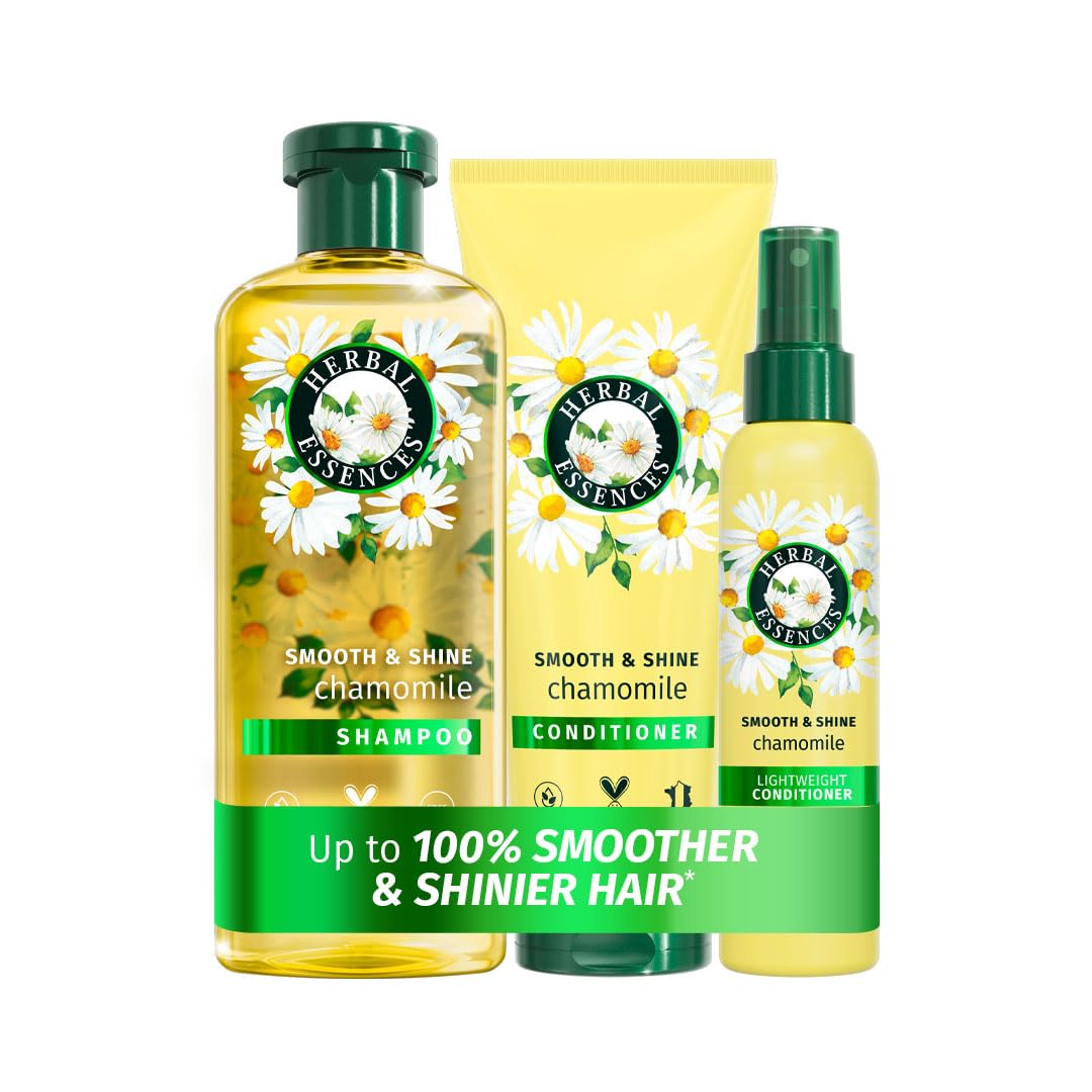 Herbal Essences Chamomile Shampoo & Conditioner Set, Leave In Treatment