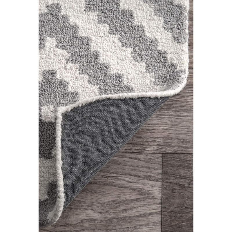 Image of Carpets and Rugs Handwoven Woolen Thick Floral and Contemporary Designs for Area Rugs, Carpets for Living Room, Bedroom, Hall 3x5 feet