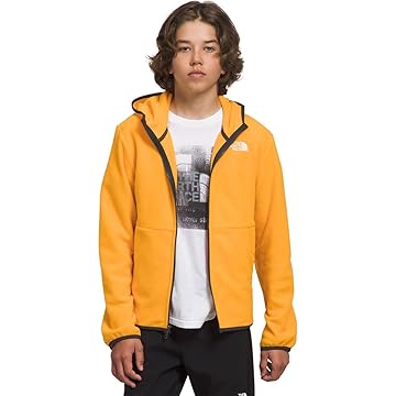 Jaqueta Teen Glacier Full Zip Hooded Jacket (Little Kid/Big Kid) THE NORTH FACEMeninos