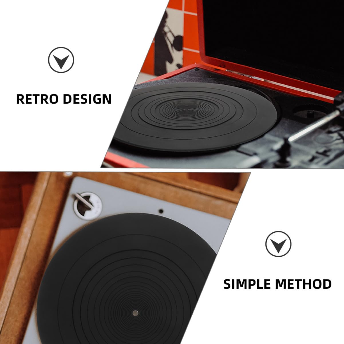 TOYANDONA 2 Szt Podkładka Pod Gramofon Podkładka