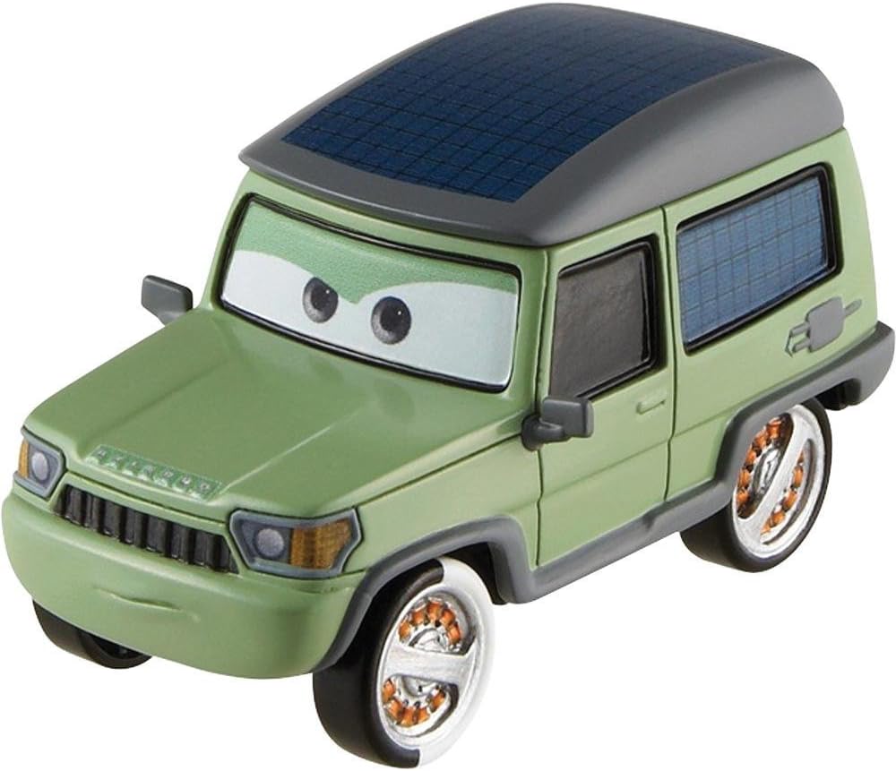 Cars 2 Disney/Pixar Movie 155 Die Cast Car #17 Miles Axlerod by Mattel