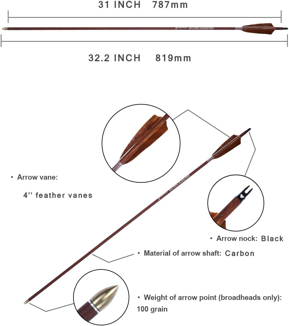 PANDARUS Archery Carbon Hunting Arrows Review
