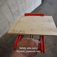 Vista 3 de Kapro - 1258-10 Porta paneles de yeso ergonómico - Para fácil recogida, transporte y almacenamiento - Con 2 espaciadores de plástico - Eleva