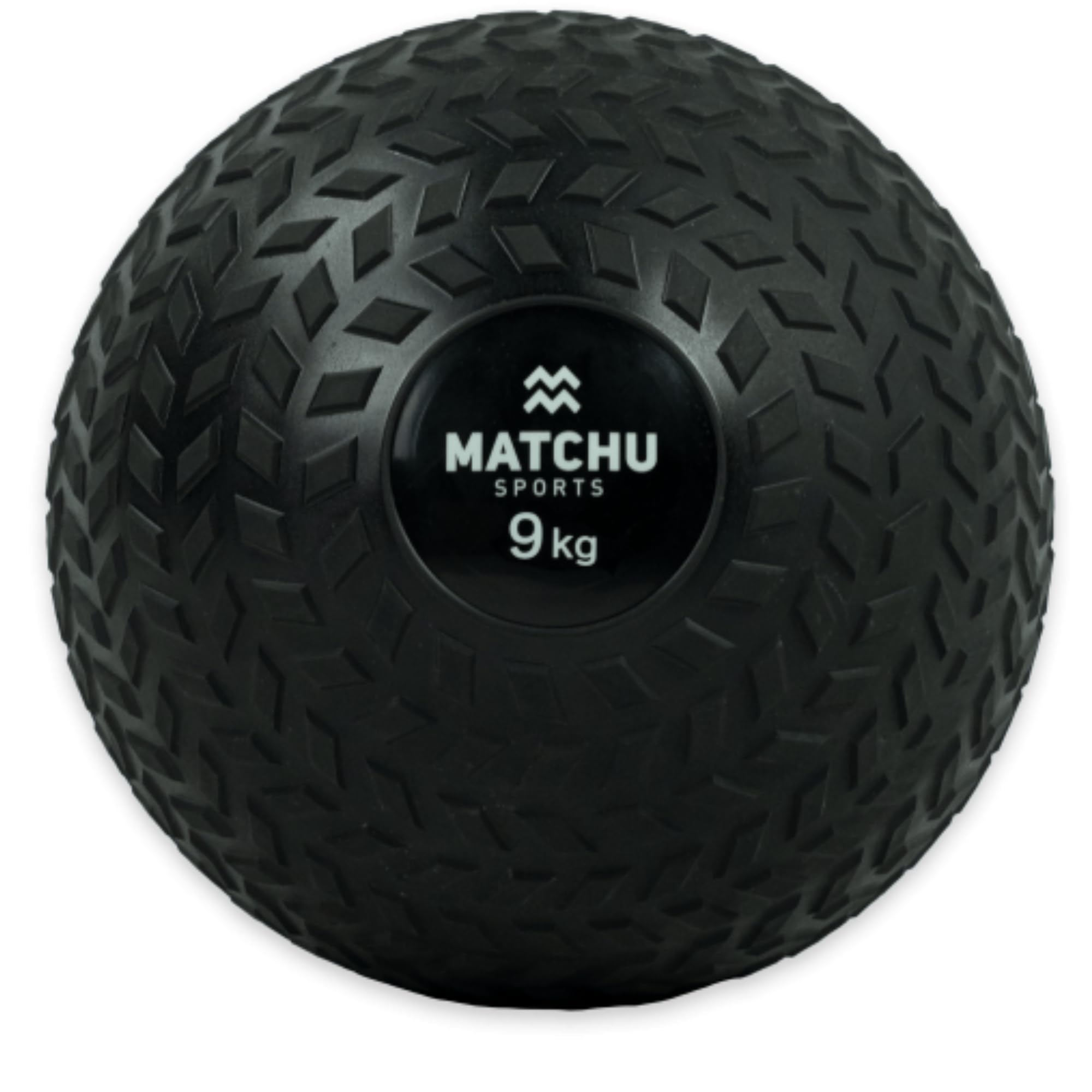 Matchu – Slam Ball - Erhältlich in 3,6,9 und 12 KG - Extra Grip - Wasserdicht - Robustes Design – Schwarz