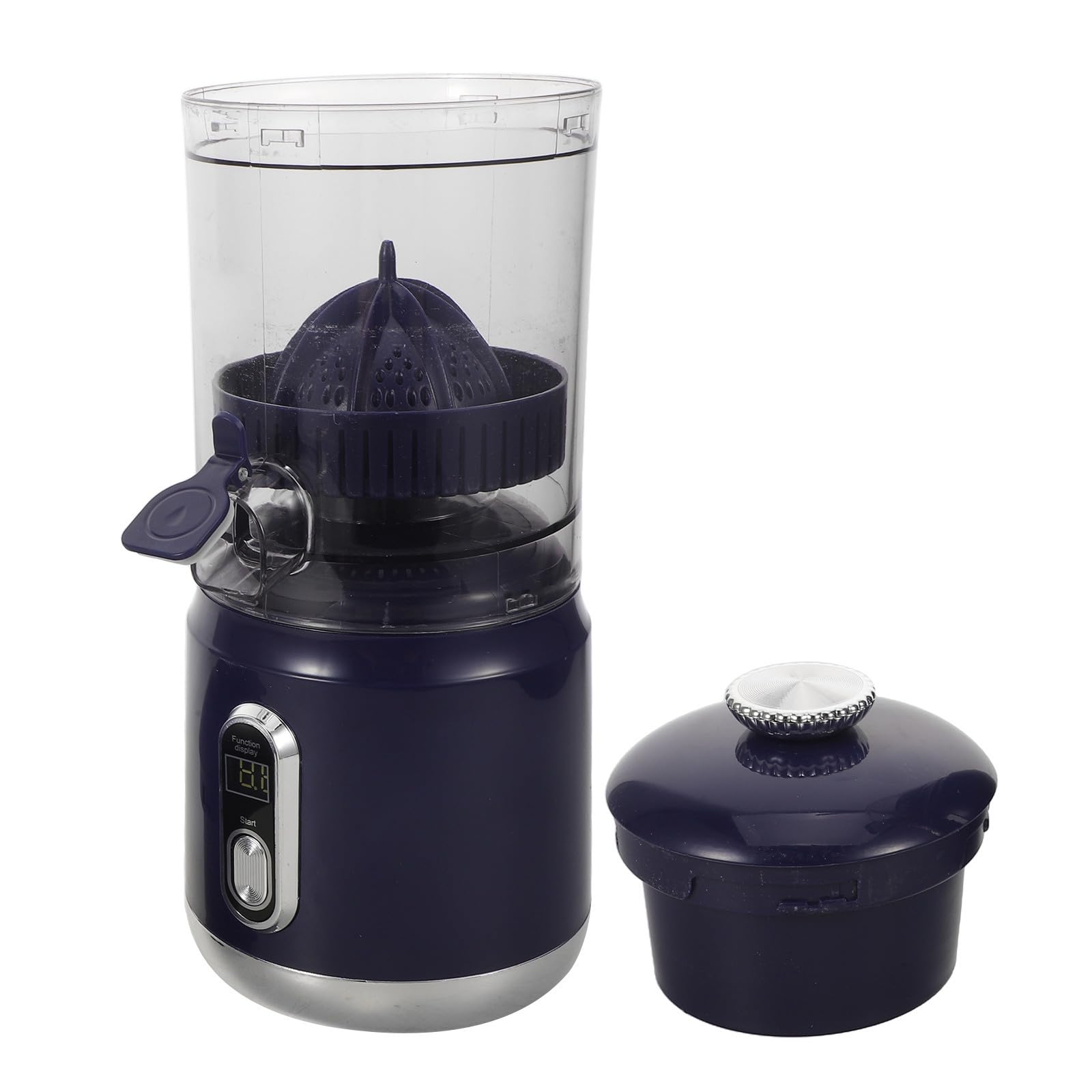 Homoyoyo Estrattore di Succo Elettrico Portatile per Agrumi 600ml con Separatore di Polpa, Tecnologia Efficiente e Design Compatto per Uso Domestico e Ufficio