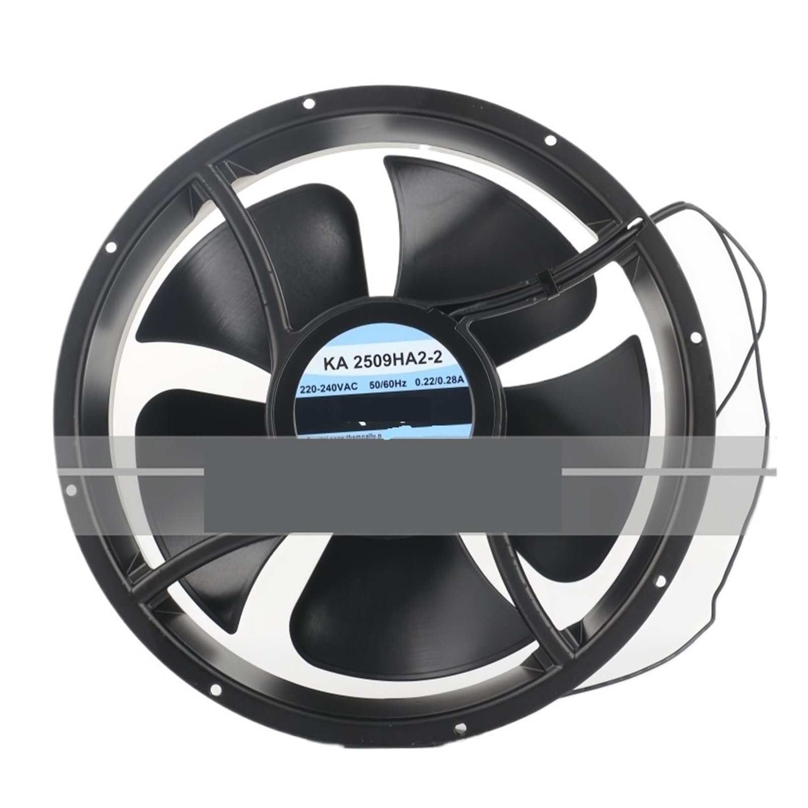 WEUSANXPL KA2509HA2 KA2509HA2-2 220V AC 44W 0.22A 254x254x89MM 589CFM 1700RPM Cooling Fan