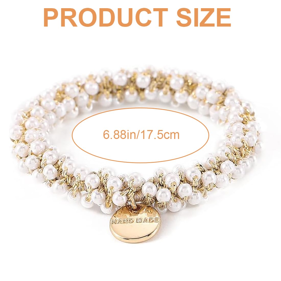 MenYiYDS 3 PCS HAIR ACCESSORIES WITH CRYSTALS, CRYSTAL ELASTIC HAIR ELASTICS, PONYTAIL HAIR BANDS HAIR ACCESSORIES FOR WOMEN AND GIRLS - Image 2