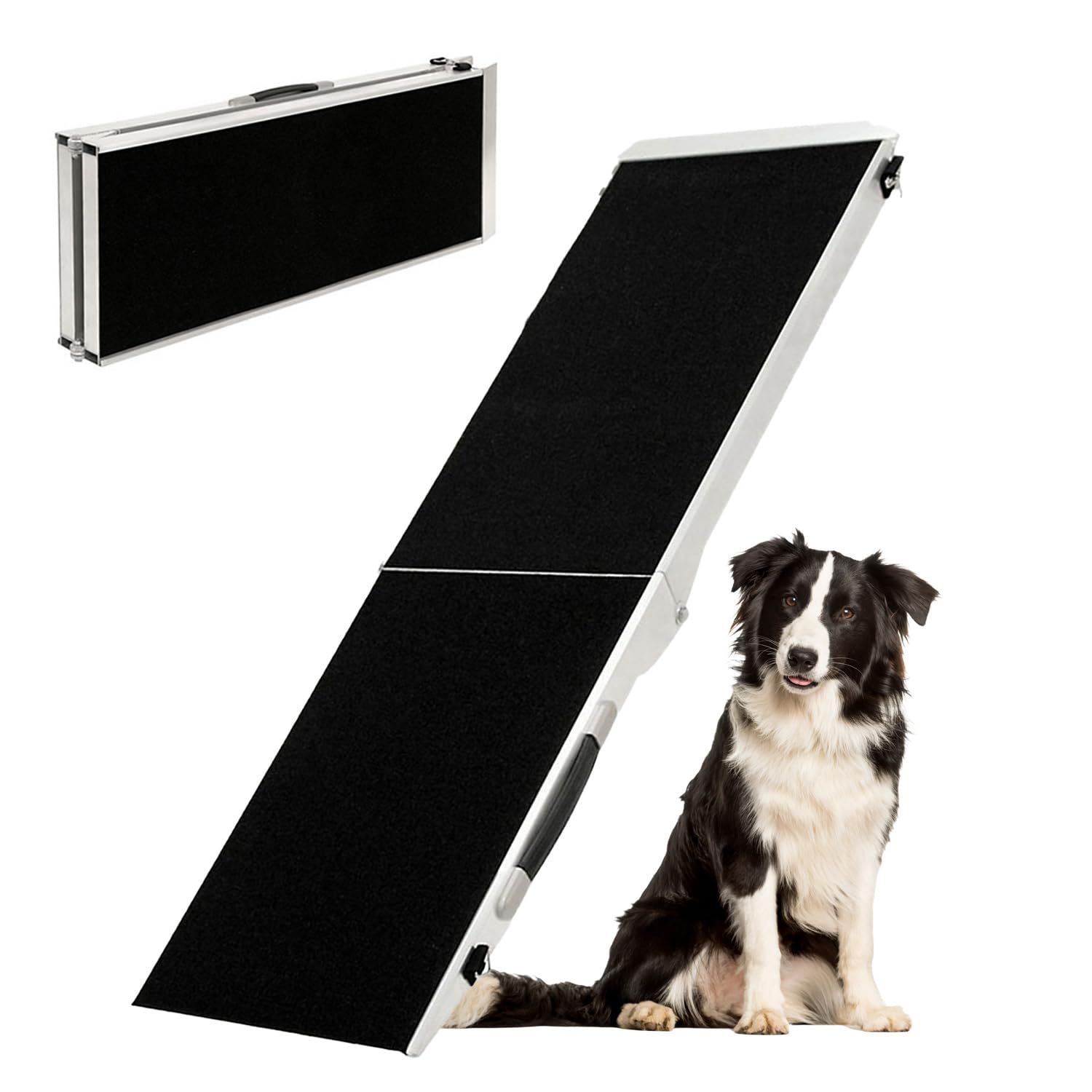 Petigi Rampes pour Chiens pour Voitures Aluminium Antidérapantes Capacité de Charge 70 kg 90 kg 150 kg