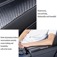 Vista 5 de XITER 1 pieza de funda de cuero para consola central y reposabrazos con bolsillos laterales para Nissan Rogue 2021 2022 2023 2024 2025 2026