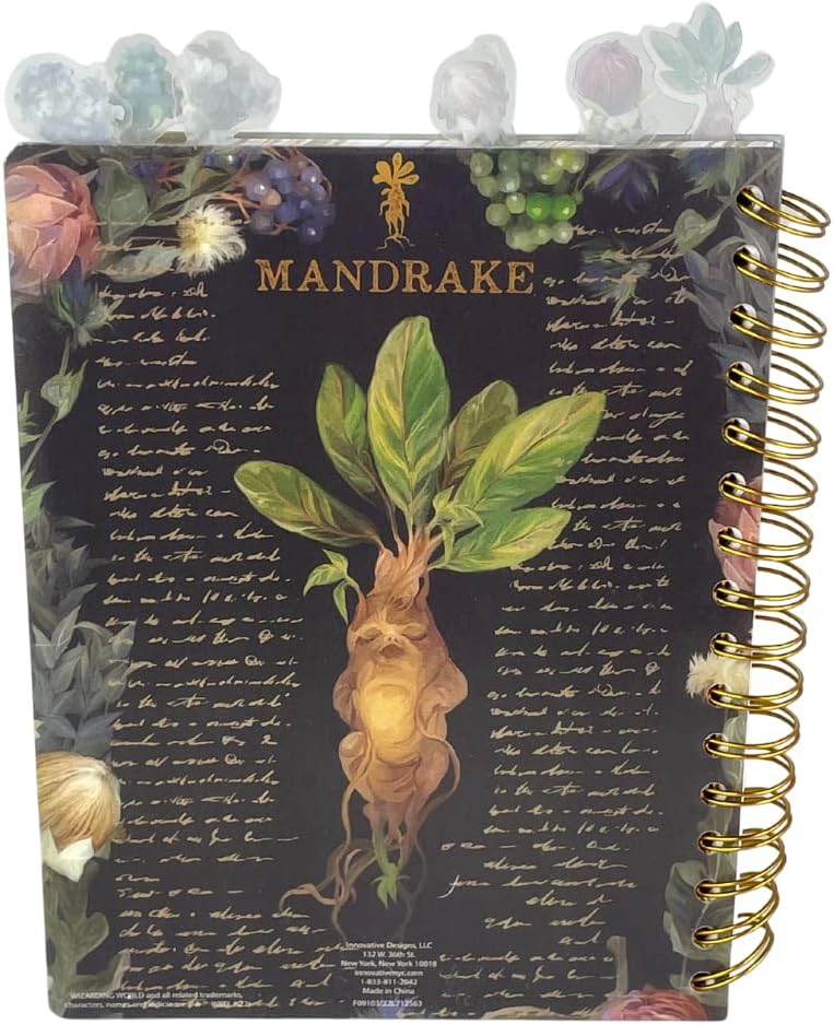 Innovative Designs Harry Potter Tab Journal Notebook, Herbology - Spiral Bound, 144 Lined Pages, 8 x 7 inches - Image 7