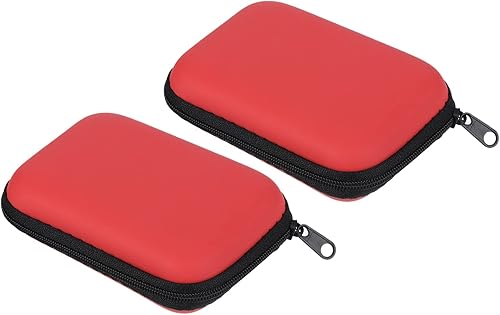 Miniatura 10 de PATIKIL Estuche para dardos, paquete de 2 dardos de EVA multifuncionales con bolsillos de malla para dardos, puntas, vuelos, accesorios, morado