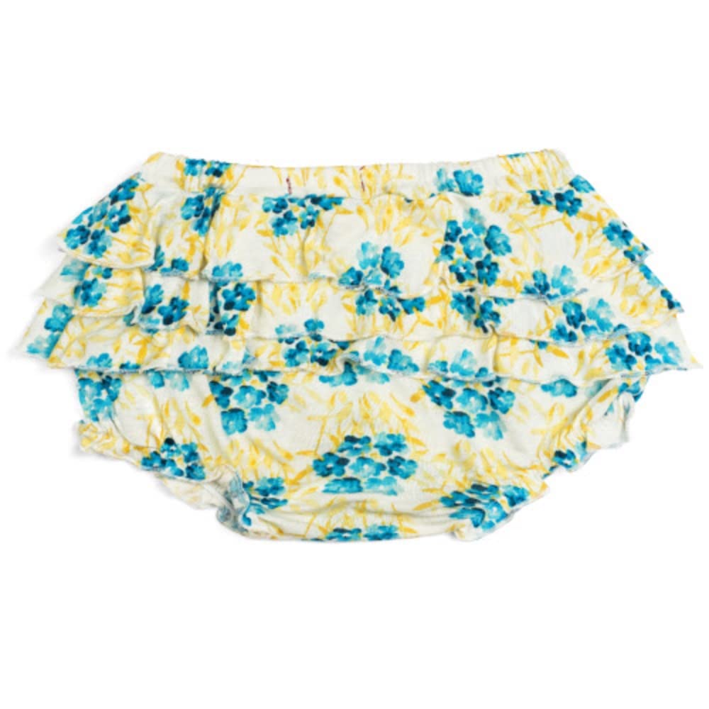 Milkbarn Ruffle Bloomers (Sky Floral 12-18M)
