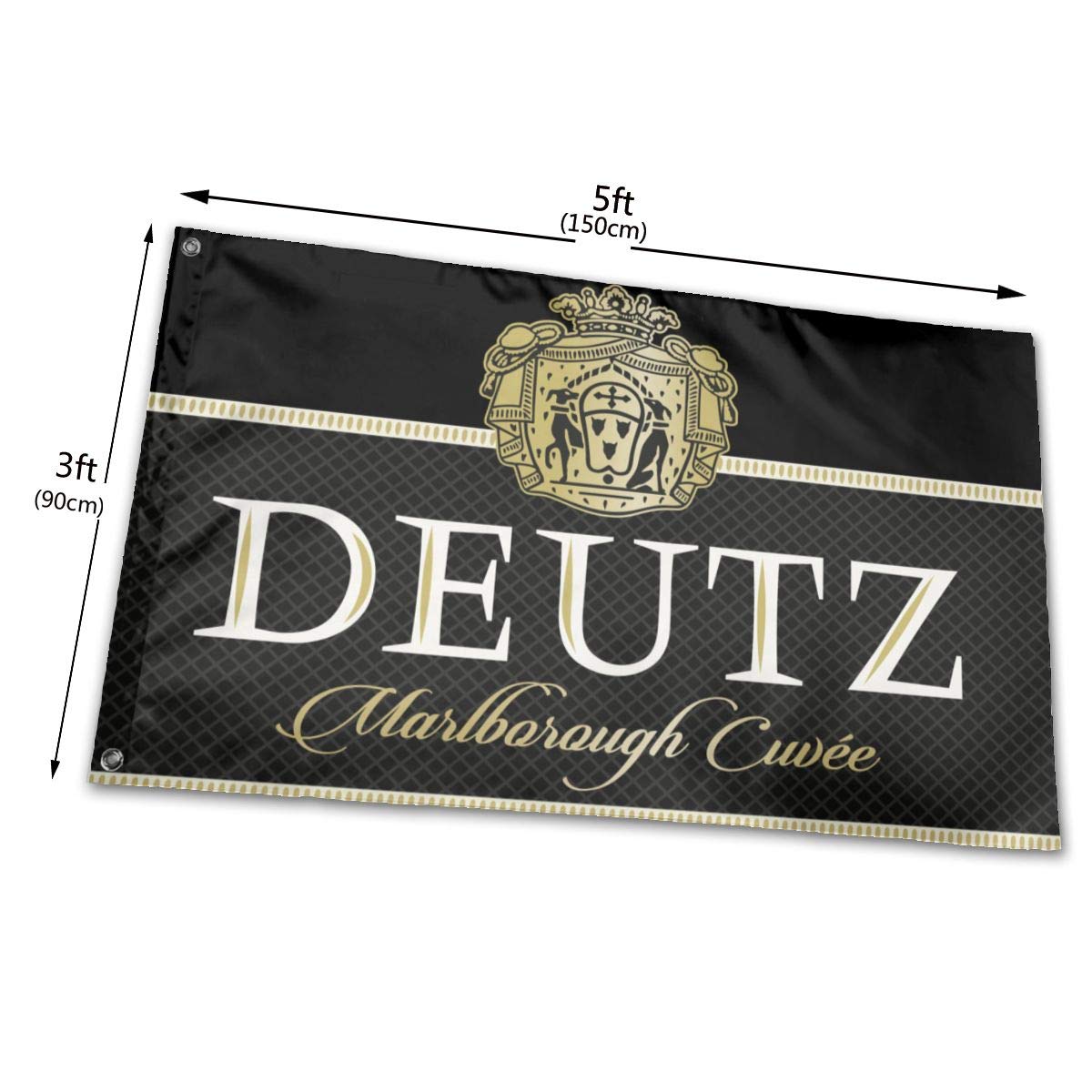 AOYEGO Zwergspitz-Gartenflagge – Doppelseitig, 31,3x45,7 Cm, Jute, Wetterfest