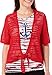 Alfred Dunner Women's 2 Fer Anchor Sweater