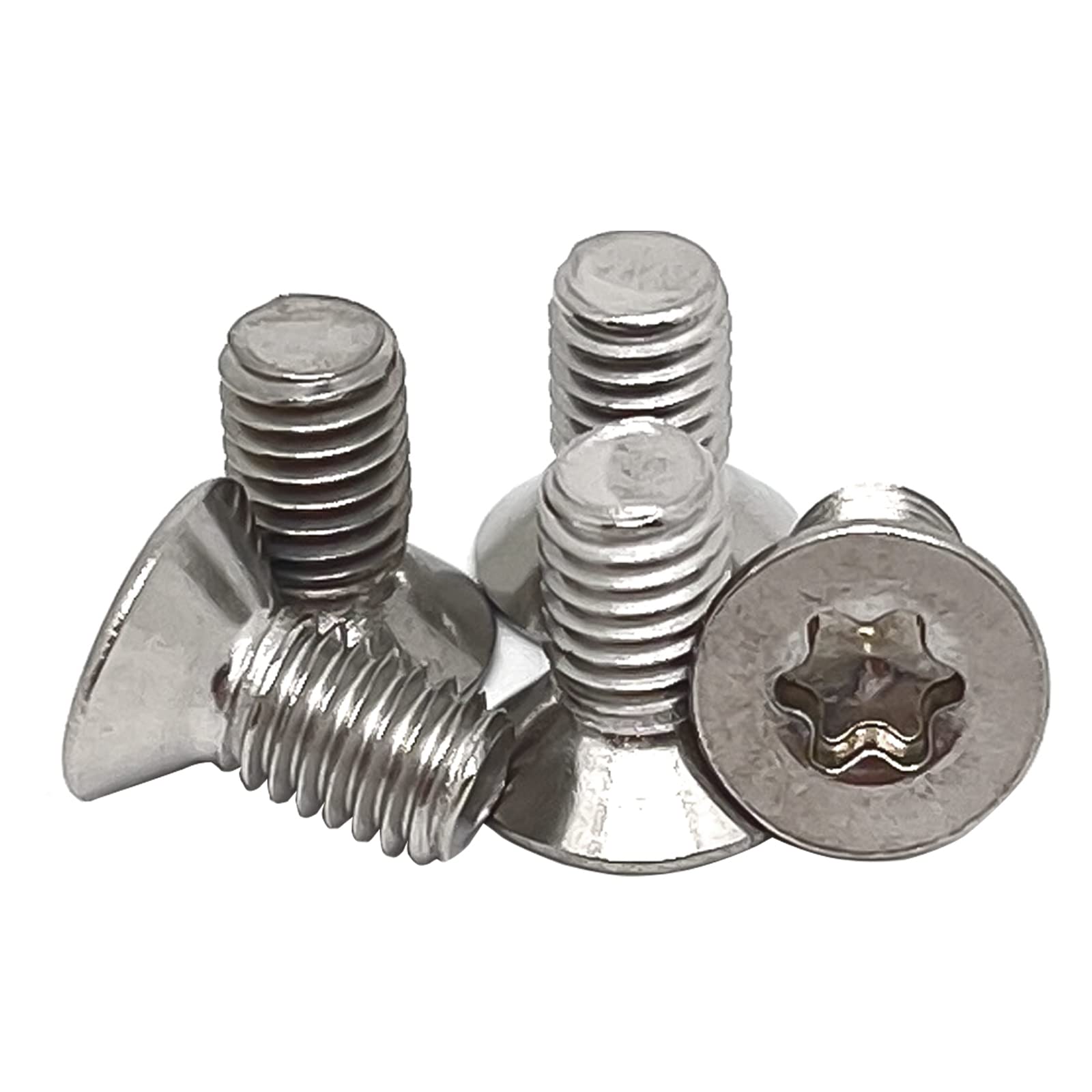 Confezione da 100 viti a testa svasata Torx in acciaio inox 304 (M5 0,8 x 14 mm) M5 M6 M8 M10 M12