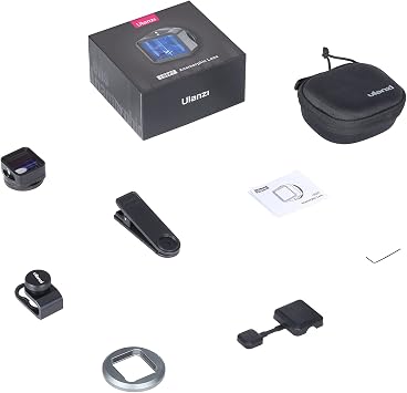ULANZI Anamorphic 1.55 XT Lens for Smartphones - Anamorphic, Black