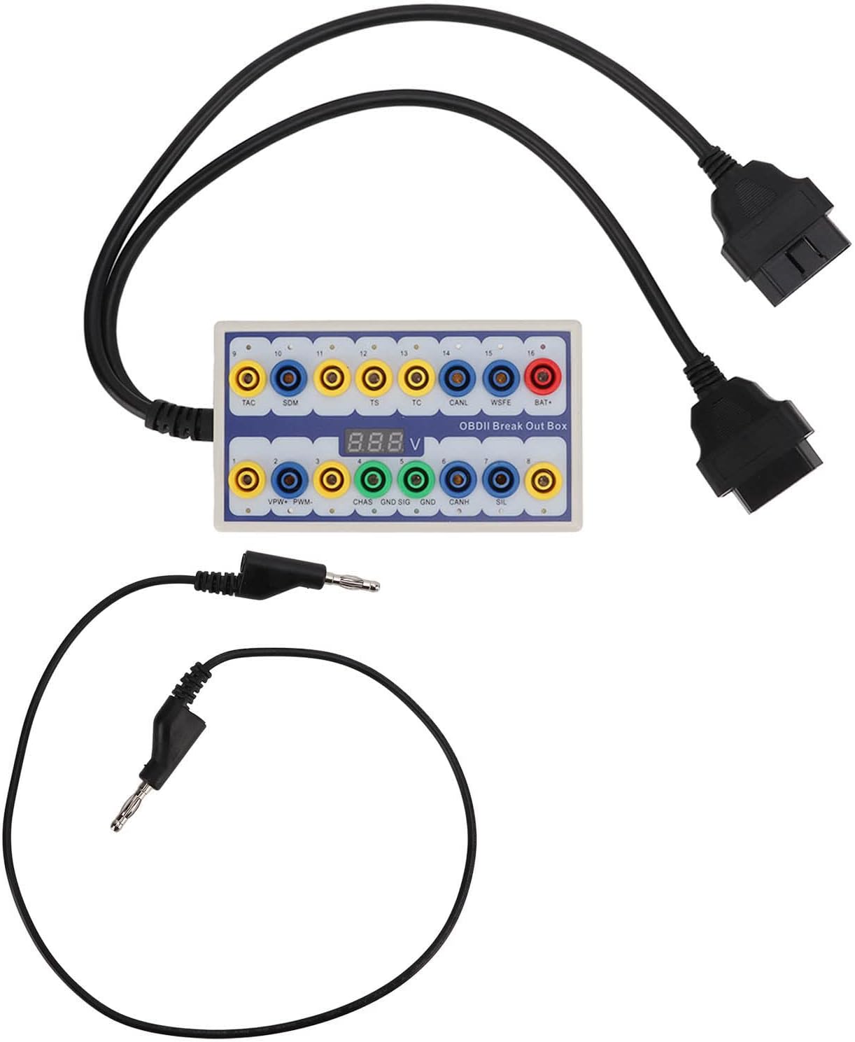 EBTOOLS Diagnostic tools OBDII Breakout Box OBD2 Protocol Detector with Diagnostic Cable