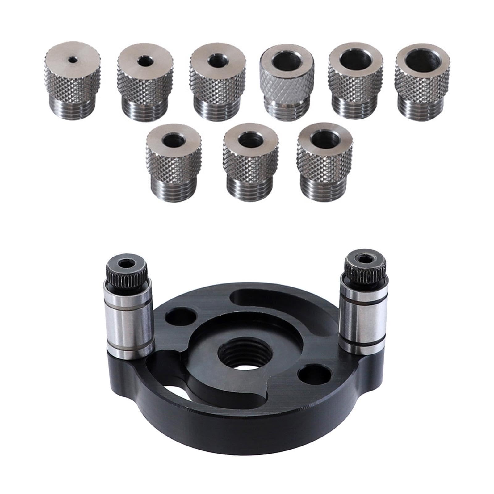 Kixzsaz Vertical Self Centering Jigs Set For Wood Dowel Drilling Efficient Drill Locator Kit Quickly Center Position Vertical Self Centering Dowel Jigs Kit